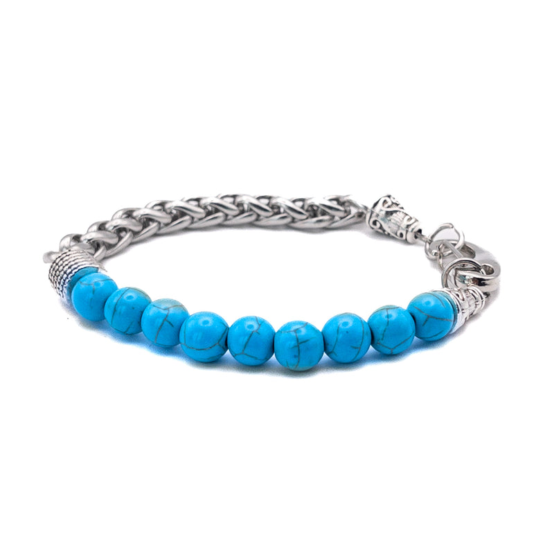 Bracelet Sato - Howlite bleue