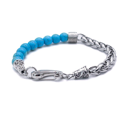 Bracelet Sato - Howlite bleue