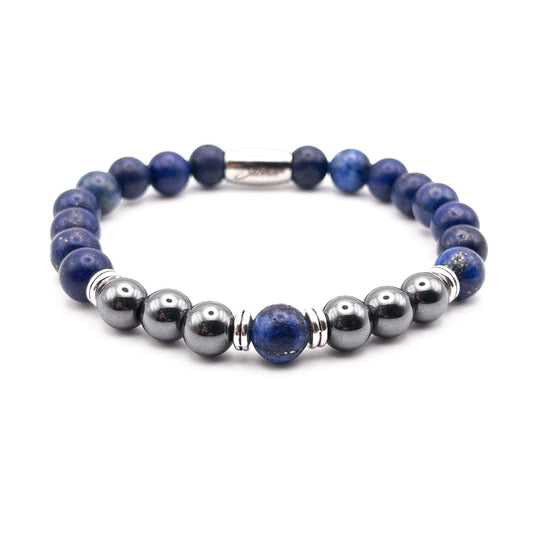 Bracelet à perles - lapis lazuli
