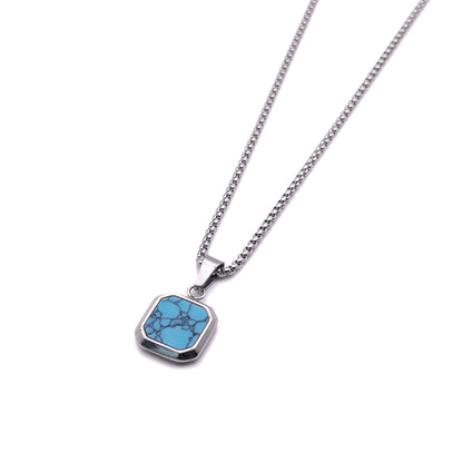 Pendentif Howlite bleue