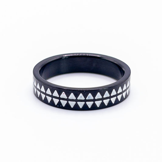 Anneau Machu - Noir - Bijoux pour Homme - Stonerparis.com
