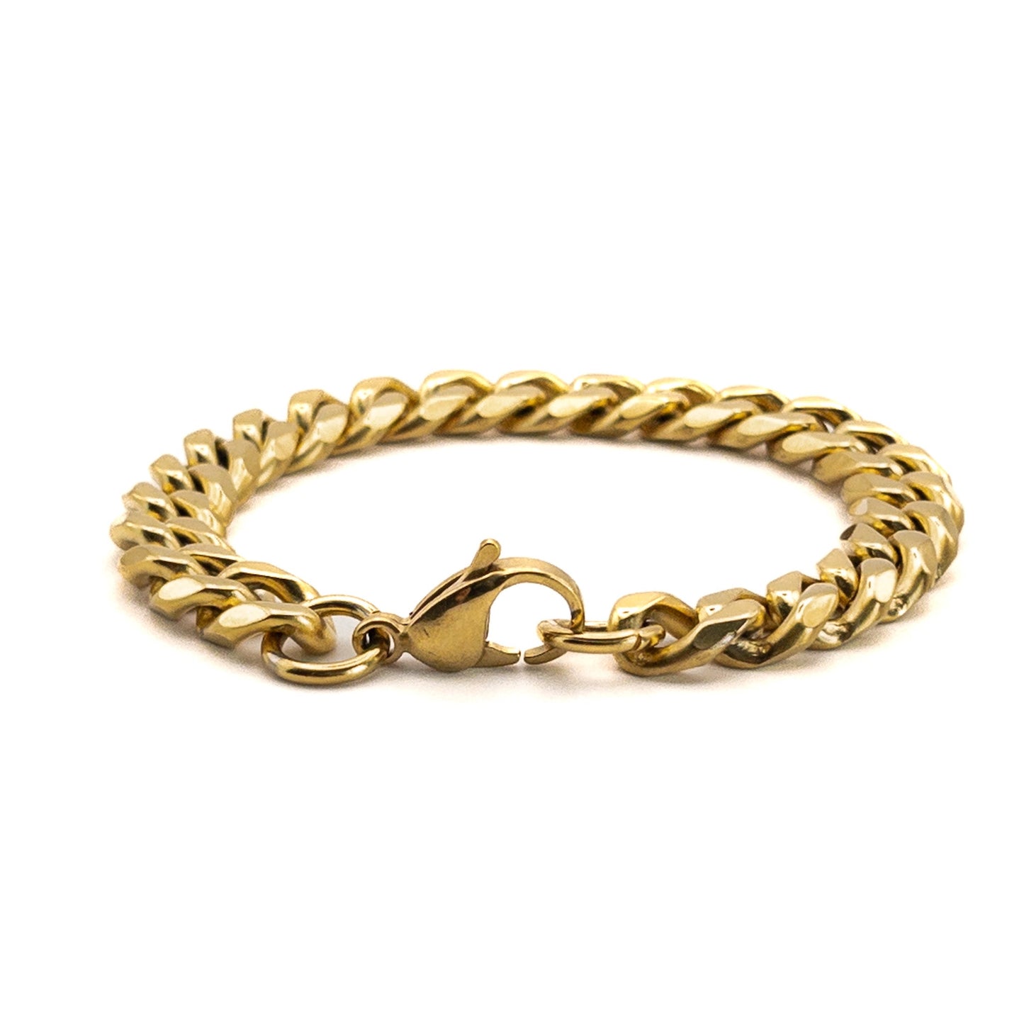 Bracelet à mailles dorées 11mm - Bijoux pour Homme - Stonerparis.com