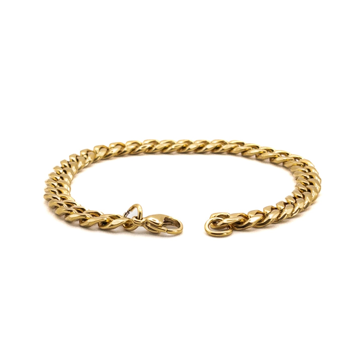 Bracelet à mailles dorées 7mm - Bijoux pour Homme - Stonerparis.com