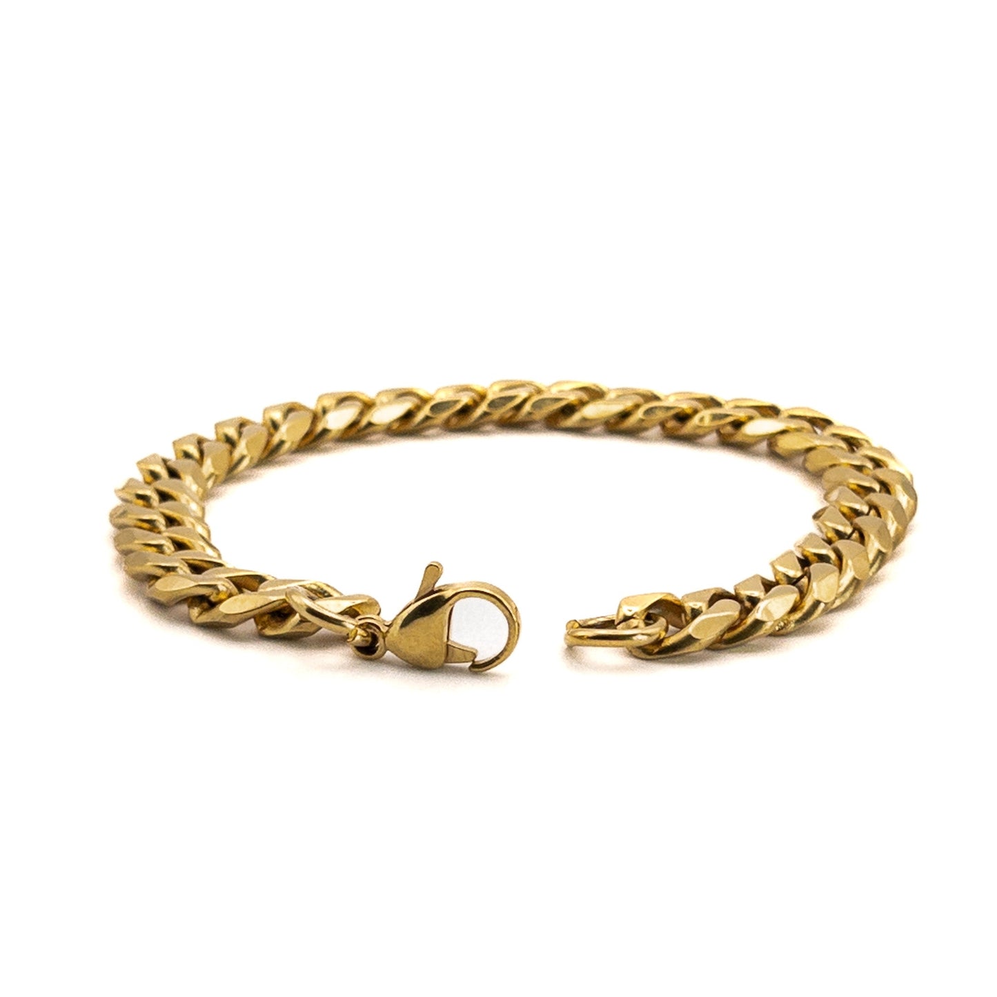 Bracelet à mailles dorées 9mm - Bijoux pour Homme - Stonerparis.com