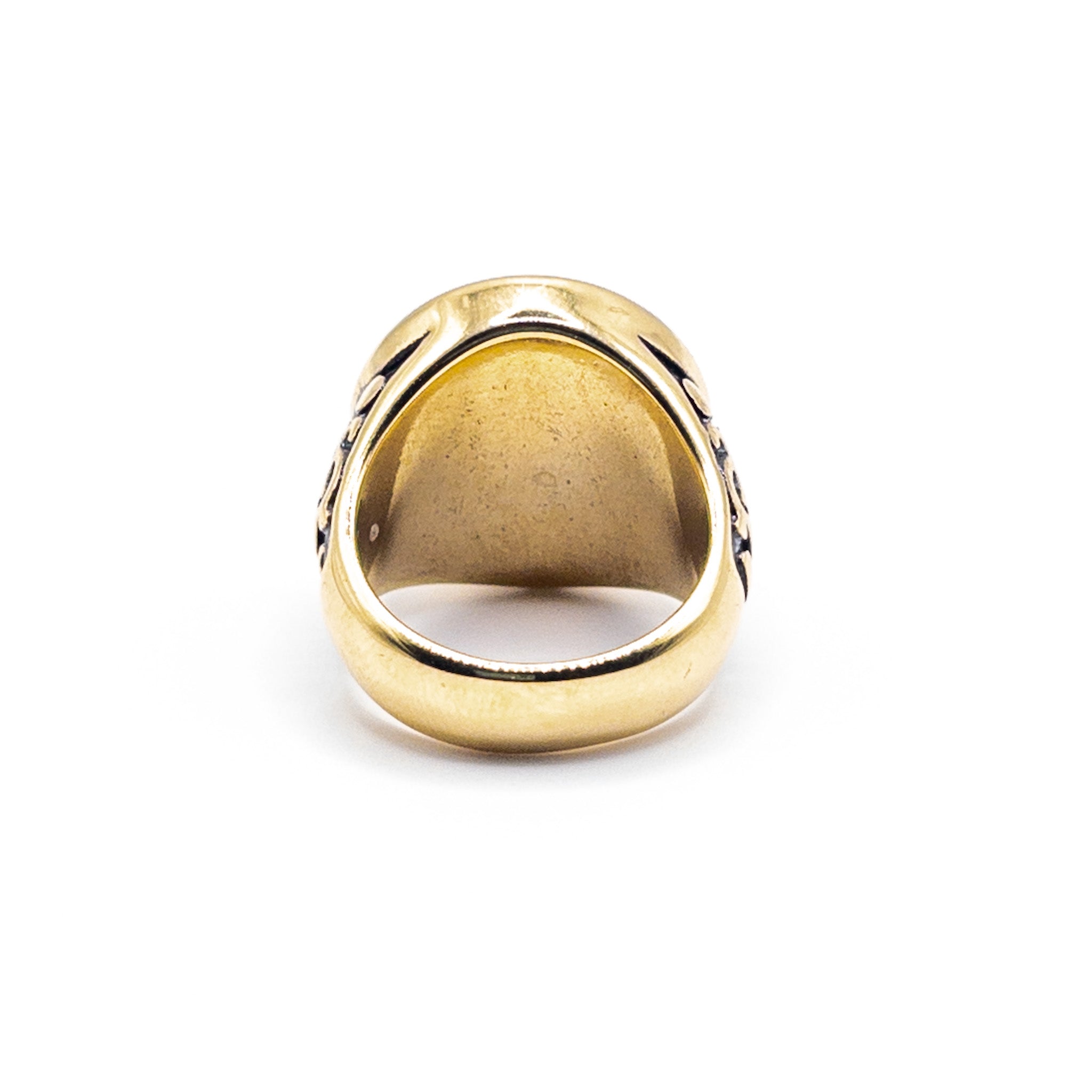 Bague Chevaliere Ancre Doree Stoner Paris Bijoux pour hommes