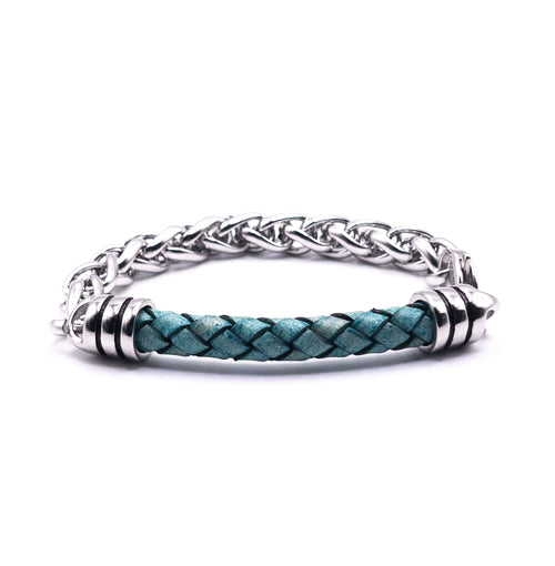 Gourmette Busy - Turquoise - Bijoux pour Homme - Stonerparis.com